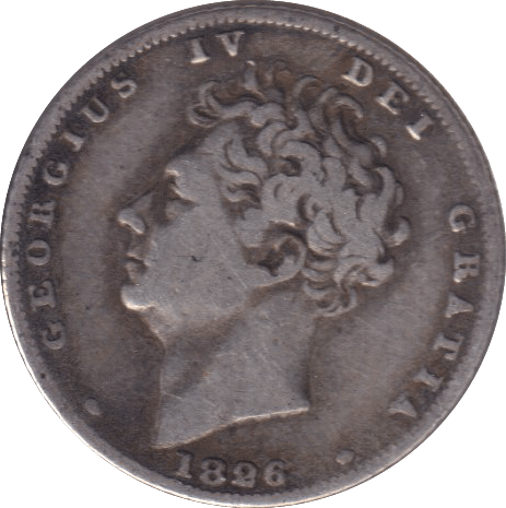 1826 SIXPENCE ( FINE ) - SIXPENCE - Cambridgeshire Coins