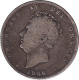 1826 SIXPENCE ( NF ) - SIXPENCE - Cambridgeshire Coins