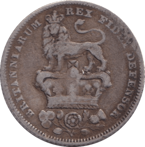 1826 SIXPENCE ( NF ) - SIXPENCE - Cambridgeshire Coins