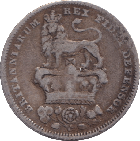 1826 SIXPENCE ( NF ) - SIXPENCE - Cambridgeshire Coins