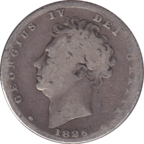 1826 SIXPENCE ( NF ) - SIXPENCE - Cambridgeshire Coins