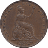1827 FARTHING ( AUNC ) - FARTHING - Cambridgeshire Coins