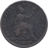 1827 FARTHING ( FINE ) - Farthing - Cambridgeshire Coins