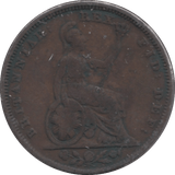 1827 FARTHING ( FINE ) - Farthing - Cambridgeshire Coins