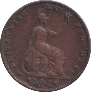 1827 FARTHING ( NF ) - FARTHING - Cambridgeshire Coins