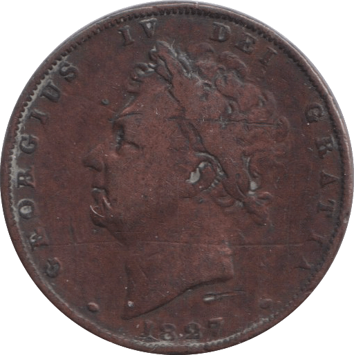 1827 FARTHING ( NF ) - FARTHING - Cambridgeshire Coins