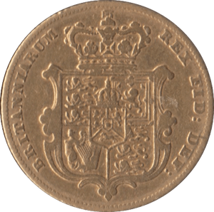 1827 GOLD HALF SOVEREIGN ( FINE ) - HALF SOVEREIGN - Cambridgeshire Coins