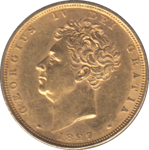 1827 GOLD SOVEREIGN ( EF ) - SOVEREIGN - Cambridgeshire Coins