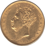 1827 GOLD SOVEREIGN ( EF ) - SOVEREIGN - Cambridgeshire Coins