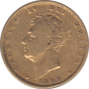 1827 GOLD SOVEREIGN ( GF ) - SOVEREIGN - Cambridgeshire Coins