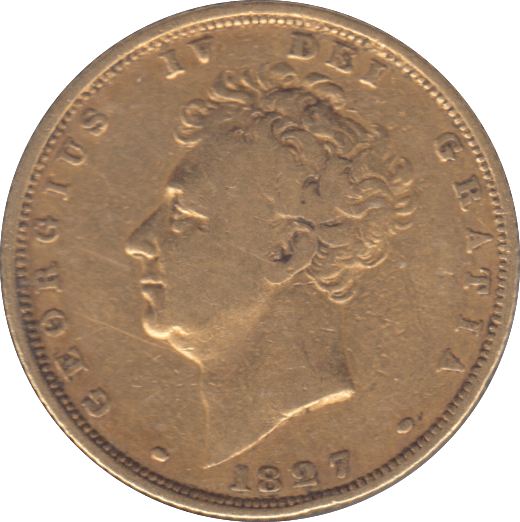 1827 GOLD SOVEREIGN ( GF ) - SOVEREIGN - Cambridgeshire Coins