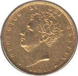 1827 GOLD SOVEREIGN ( GVF ) - SOVEREIGN - Cambridgeshire Coins