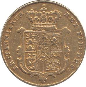 1827 GOLD SOVEREIGN ( GVF ) - SOVEREIGN - Cambridgeshire Coins