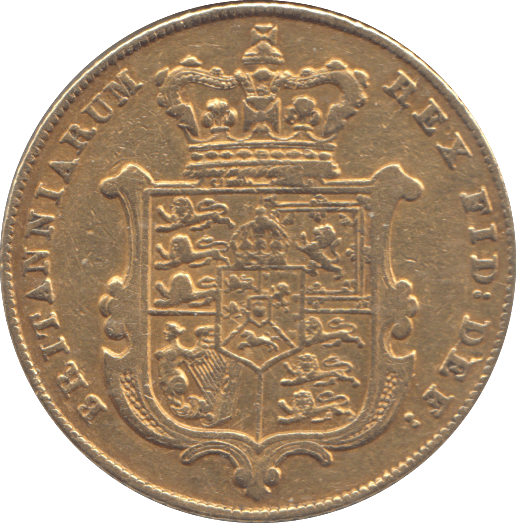 1827 GOLD SOVEREIGN ( GVF ) - SOVEREIGN - Cambridgeshire Coins