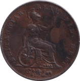 1827 HALF PENNY ( GVF ) - HALFPENNY - Cambridgeshire Coins