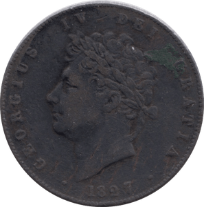 1827 HALFPENNY ( FAIR ) - Halfpenny - Cambridgeshire Coins