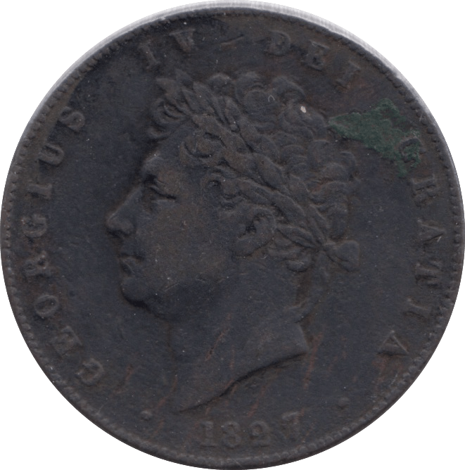 1827 HALFPENNY ( FAIR ) - Halfpenny - Cambridgeshire Coins