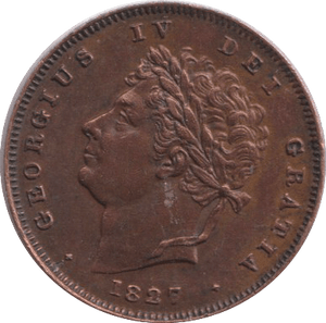 1827 ONE THIRD FARTHING ( AUNC ) - ONE THIRD FARTHING - Cambridgeshire Coins