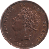 1827 ONE THIRD FARTHING ( AUNC ) - ONE THIRD FARTHING - Cambridgeshire Coins