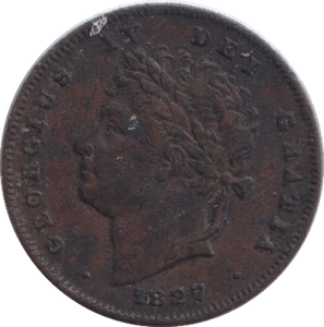 1827 ONE THIRD FARTHING ( VF ) - ONE THIRD FARTHING - Cambridgeshire Coins