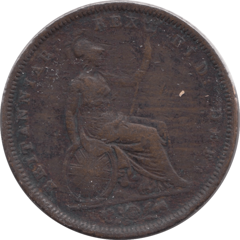 1827 PENNY ( FINE ) - PENNY - Cambridgeshire Coins