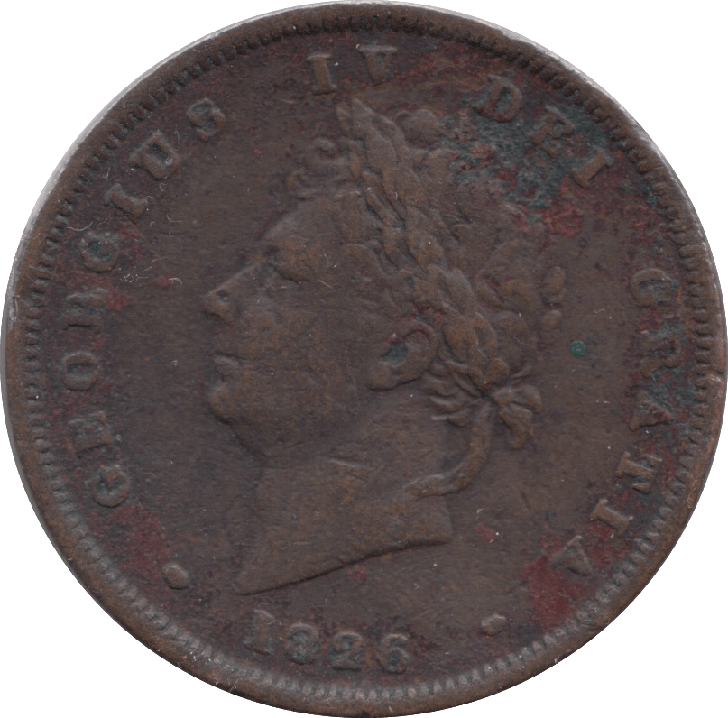 1827 PENNY ( FINE ) - PENNY - Cambridgeshire Coins
