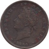 1827 PENNY ( FINE ) - PENNY - Cambridgeshire Coins