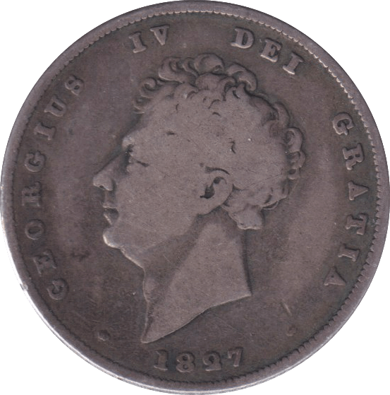 1827 SHILLING ( FINE ) - SHILLING - Cambridgeshire Coins