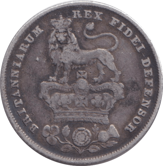 1827 SHILLING ( GVF ) - SHILLING - Cambridgeshire Coins