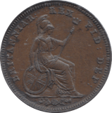 1827 THIRD FARTHING ( UNC ) - ONE THIRD FARTHING - Cambridgeshire Coins