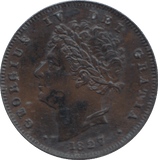 1827 THIRD FARTHING ( UNC ) - ONE THIRD FARTHING - Cambridgeshire Coins