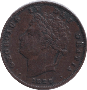 1827 THIRD FARTHING ( VF ) - ONE THIRD FARTHING - Cambridgeshire Coins