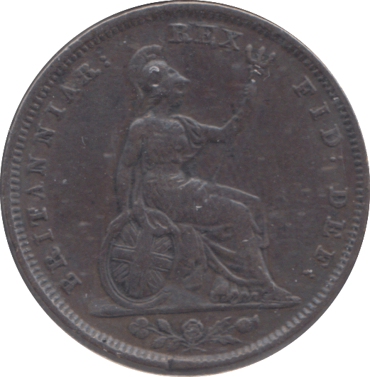 1828 FARTHING ( EF ) - FARTHING - Cambridgeshire Coins