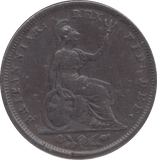 1828 FARTHING ( EF ) - FARTHING - Cambridgeshire Coins