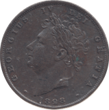 1828 FARTHING ( EF ) - FARTHING - Cambridgeshire Coins