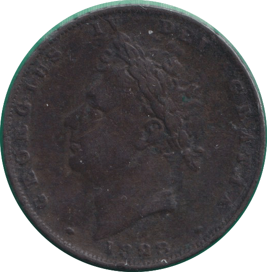 1828 FARTHING ( FINE ) - FARTHING - Cambridgeshire Coins