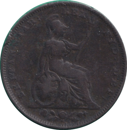 1828 FARTHING ( FINE ) - FARTHING - Cambridgeshire Coins