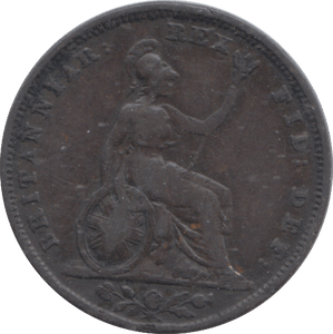 1828 FARTHING ( GVF ) - FARTHING - Cambridgeshire Coins