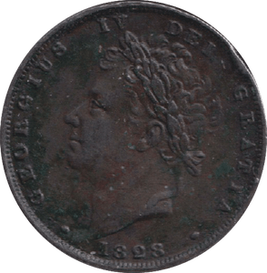 1828 FARTHING ( GVF ) - FARTHING - Cambridgeshire Coins