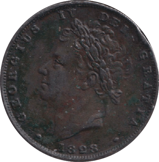 1828 FARTHING ( GVF ) - FARTHING - Cambridgeshire Coins
