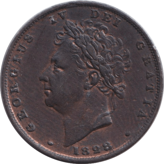 1828 FARTHING ( GVF ) - FARTHING - Cambridgeshire Coins