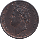 1828 FARTHING ( GVF ) - FARTHING - Cambridgeshire Coins