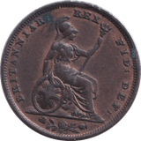 1828 FARTHING ( GVF ) - FARTHING - Cambridgeshire Coins