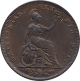 1828 FARTHING ( UNC ) - FARTHING - Cambridgeshire Coins