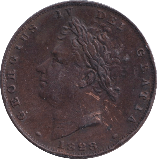 1828 FARTHING ( VF ) - FARTHING - Cambridgeshire Coins