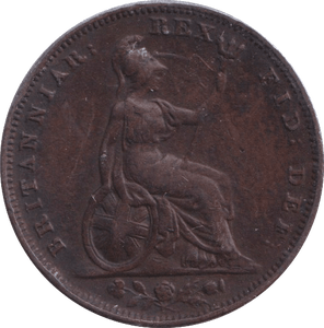 1828 FARTHING ( VF ) - FARTHING - Cambridgeshire Coins