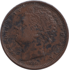 1828 HALF FARTHING ( GF ) - HALF FARTHING - Cambridgeshire Coins