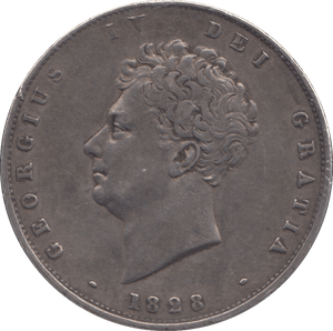 1828 HALFCROWN ( EF ) - HALFCROWN - Cambridgeshire Coins