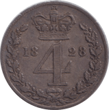 1828 MAUNDY FOURPENCE ( EF ) - MAUNDY FOURPENCE - Cambridgeshire Coins