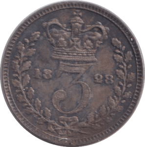 1828 MAUNDY THREEPENCE ( EF ) - MAUNDY THREEPENCE - Cambridgeshire Coins